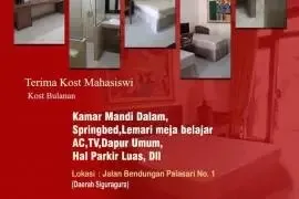 Kos executive khusus mahasiswi Type 1