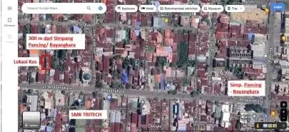 Kos kosan jl Bayangkara Dekat Unimed Type 1