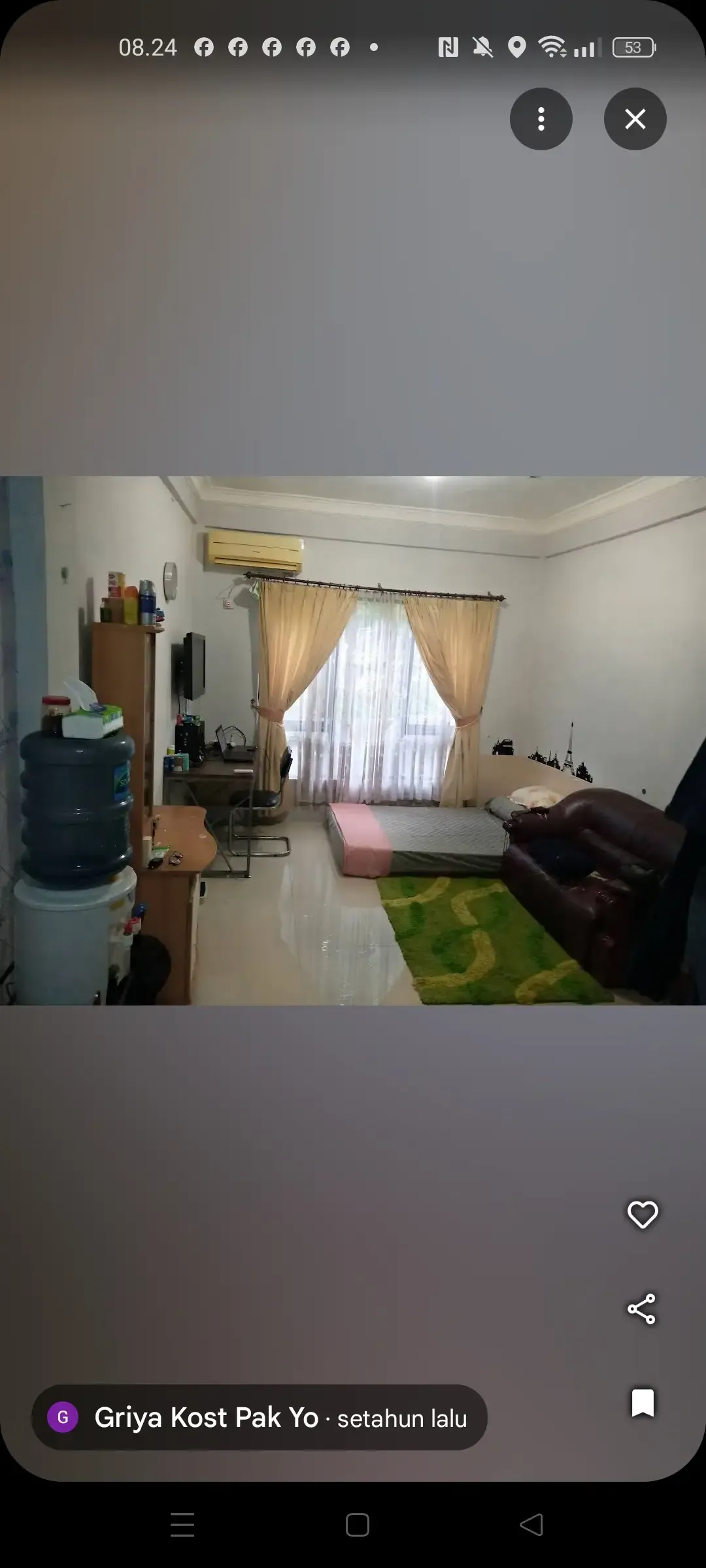 Griya Kost Pak Yo Kamar AC dan Non AC